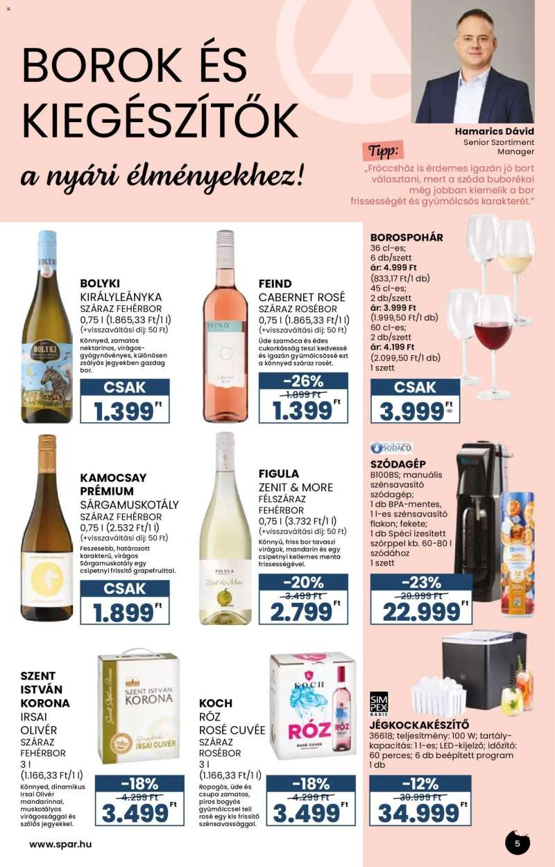 Spar Spar BOR nyár 5 oldal