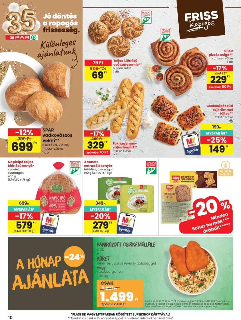 Spar Spar akciós újság 10 oldal