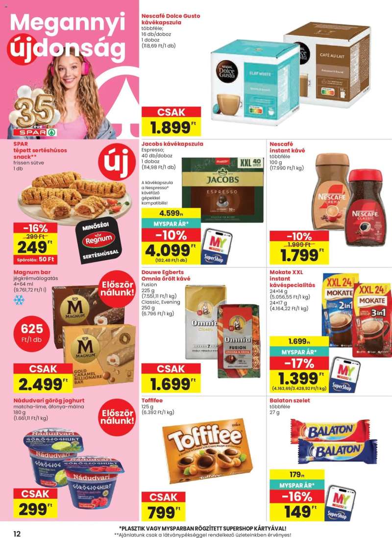 Spar Spar akciós újság 12 oldal