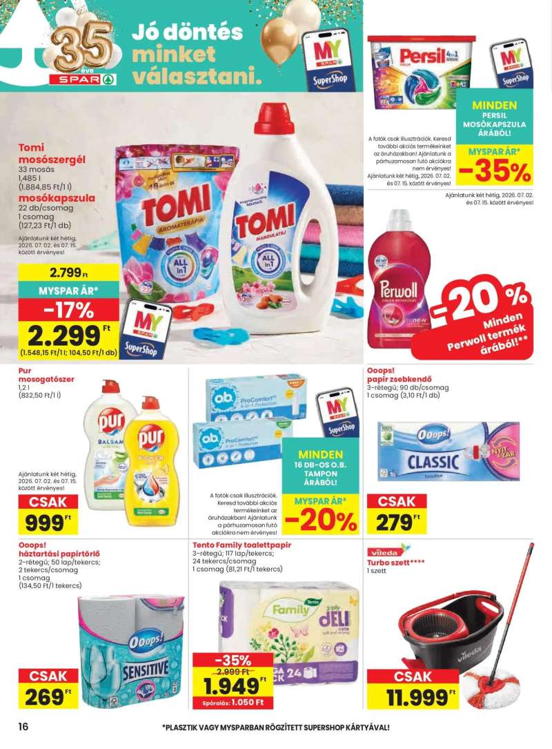 Spar Spar akciós újság 16 oldal