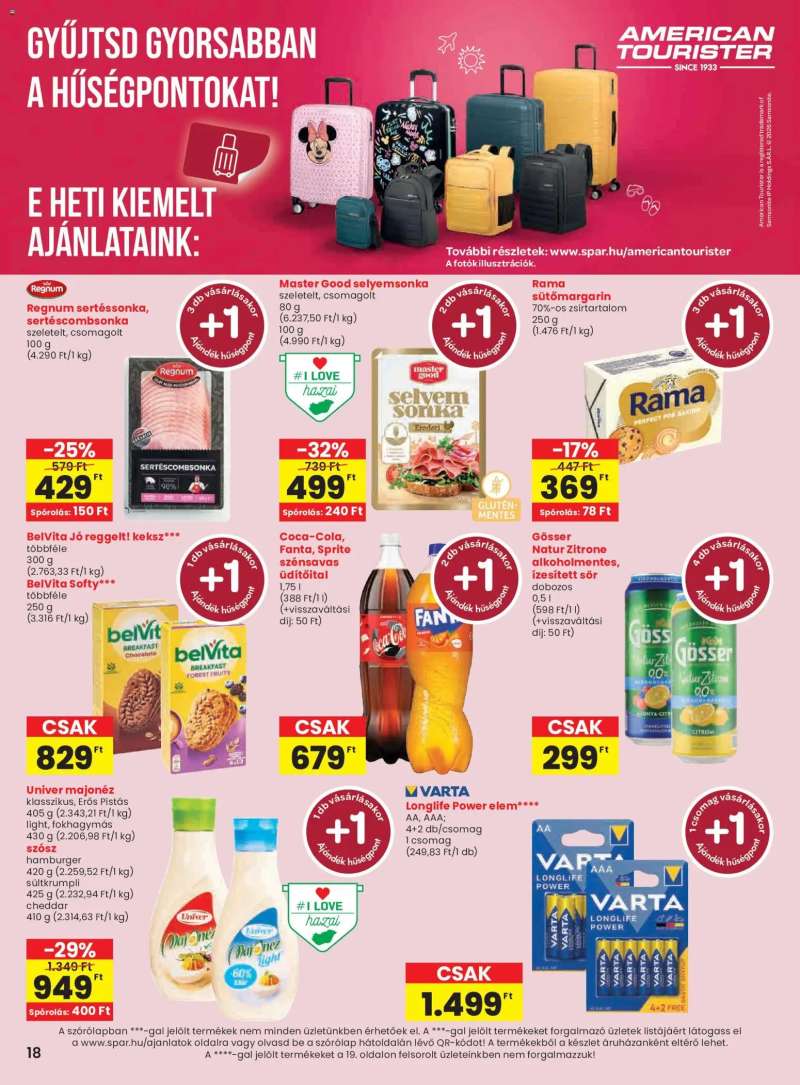 Spar Spar akciós újság 18 oldal