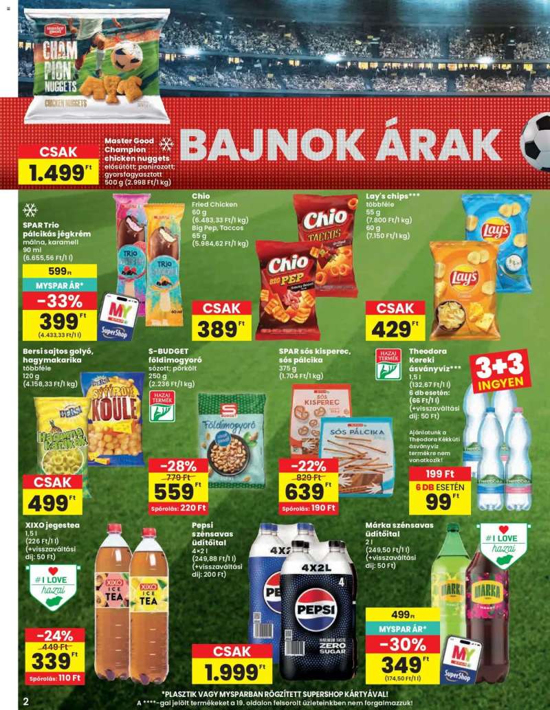 Spar Spar akciós újság 2 oldal