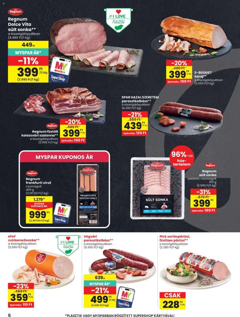 Spar Spar akciós újság 6 oldal