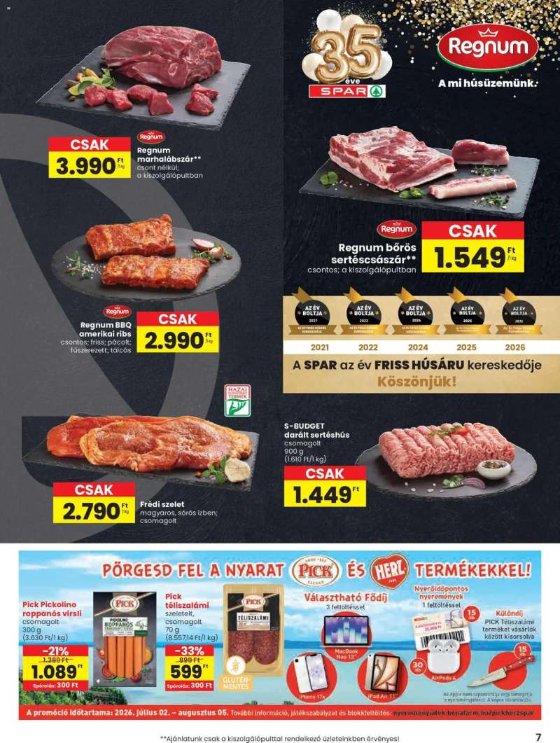 Spar Spar akciós újság 7 oldal