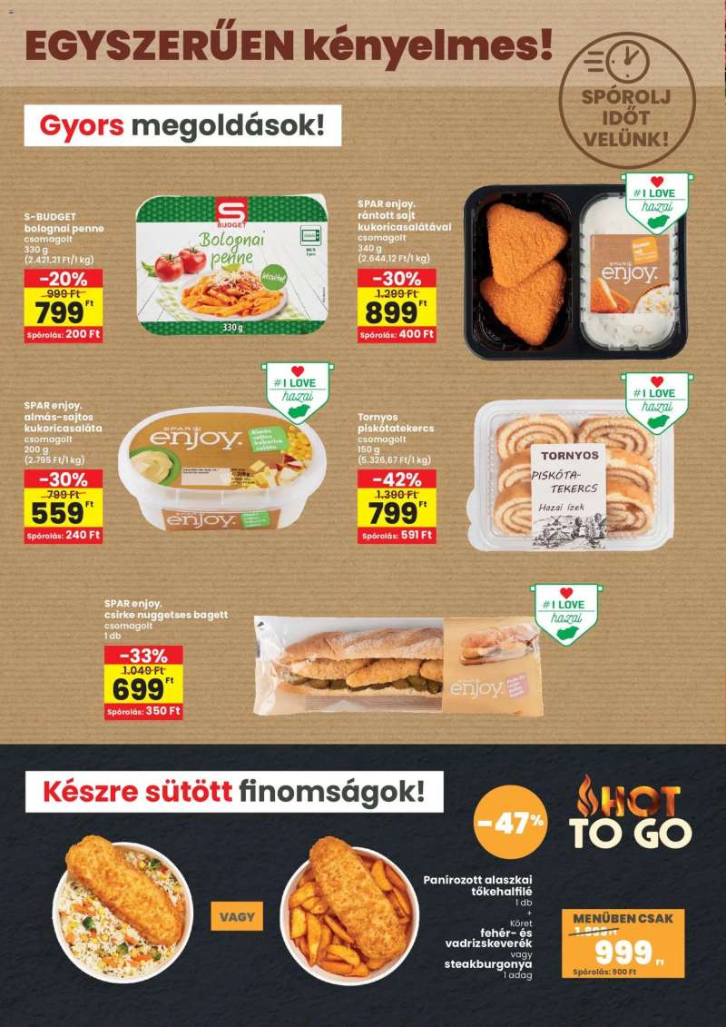 Spar Spar Dunakeszi üzlet újranyitás 2 oldal