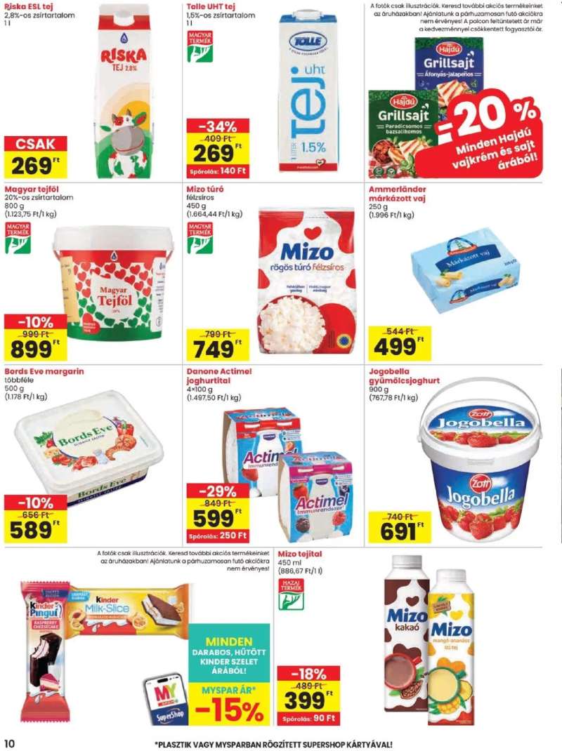 Spar Spar akciós újság 10 oldal
