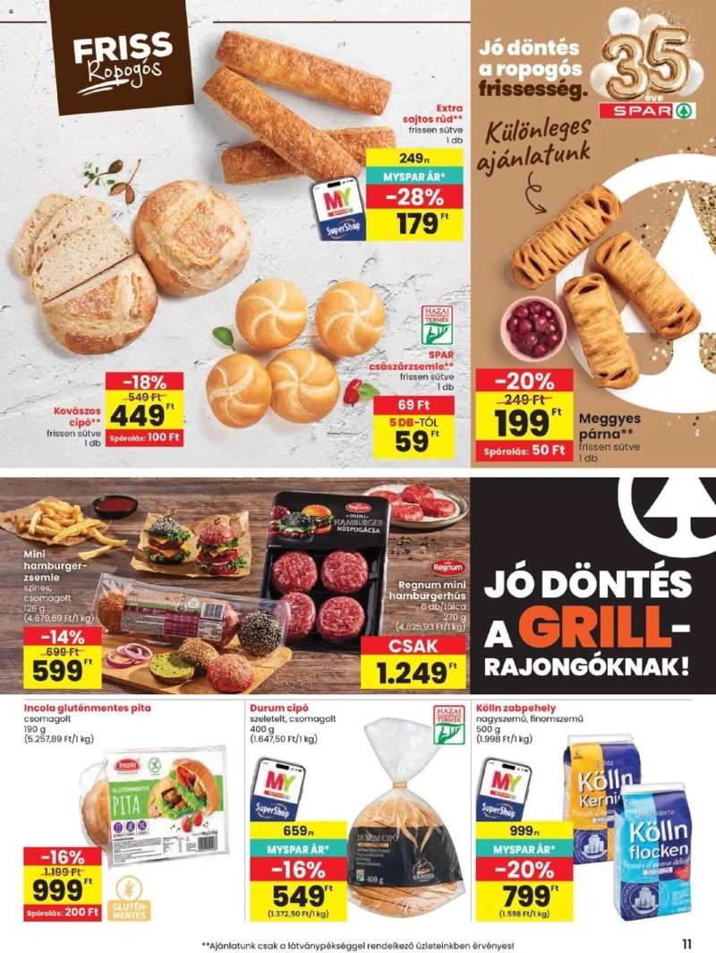 Spar Spar akciós újság 11 oldal