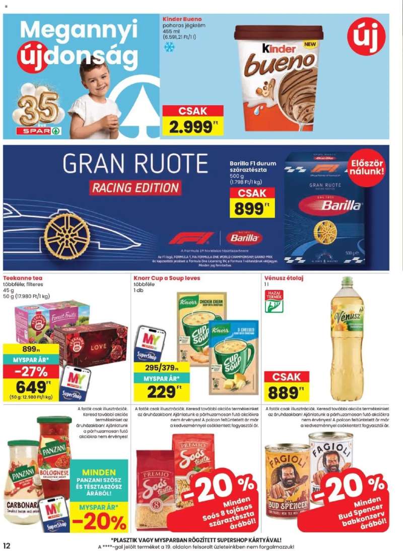 Spar Spar akciós újság 12 oldal