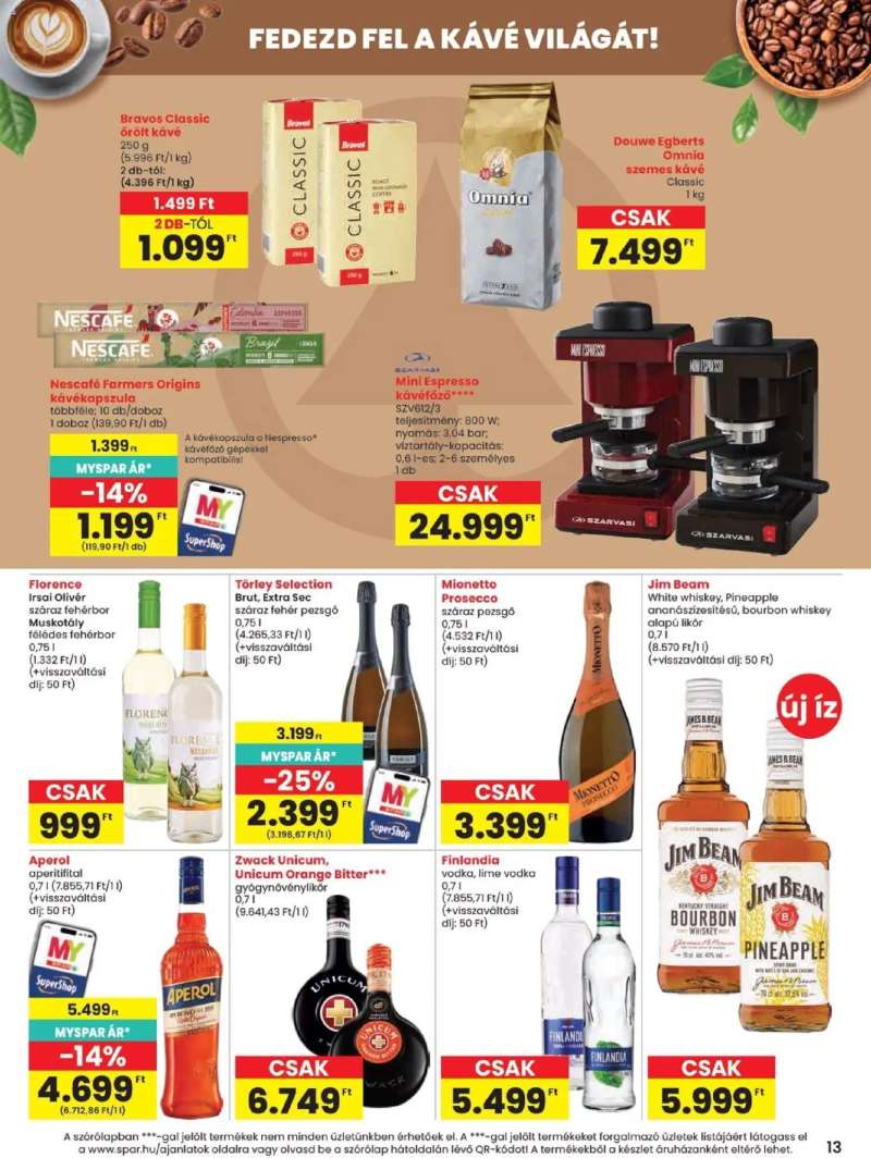 Spar Spar akciós újság 13 oldal