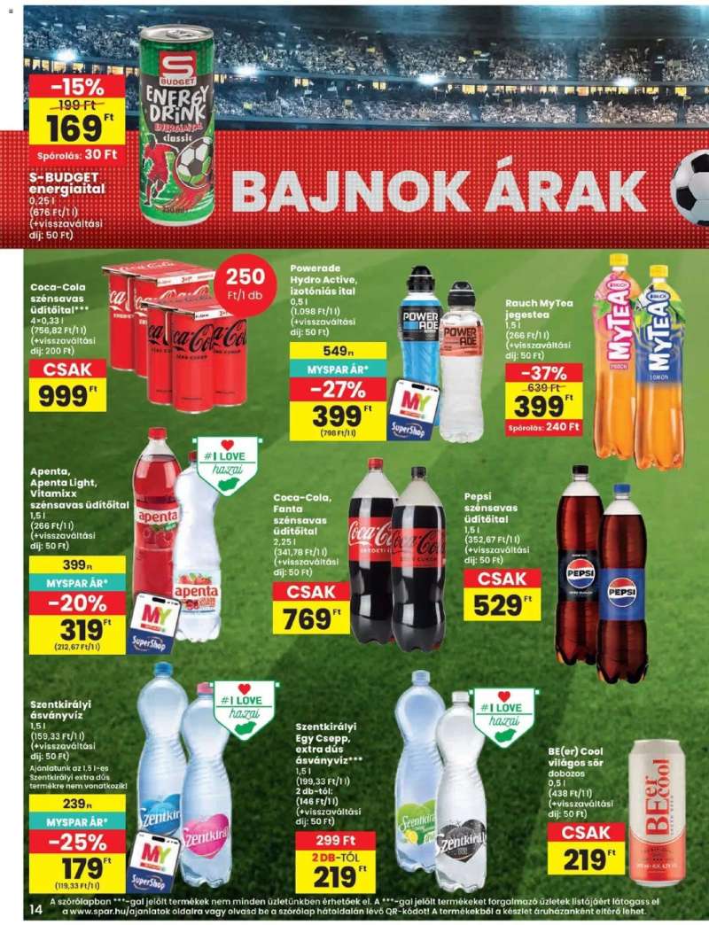 Spar Spar akciós újság 14 oldal