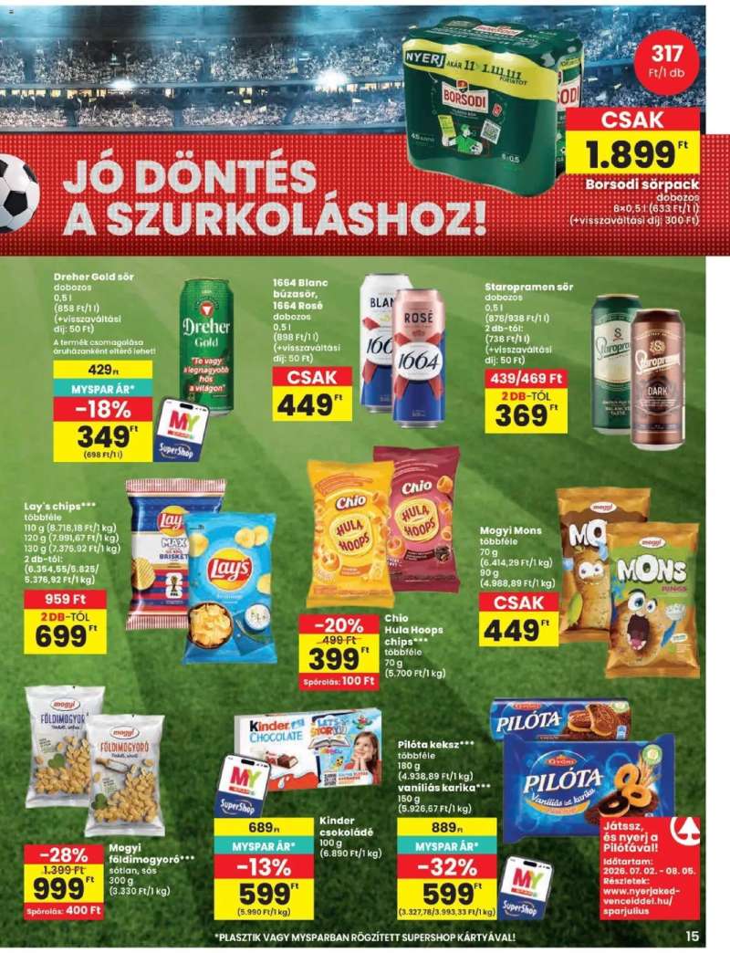 Spar Spar akciós újság 15 oldal