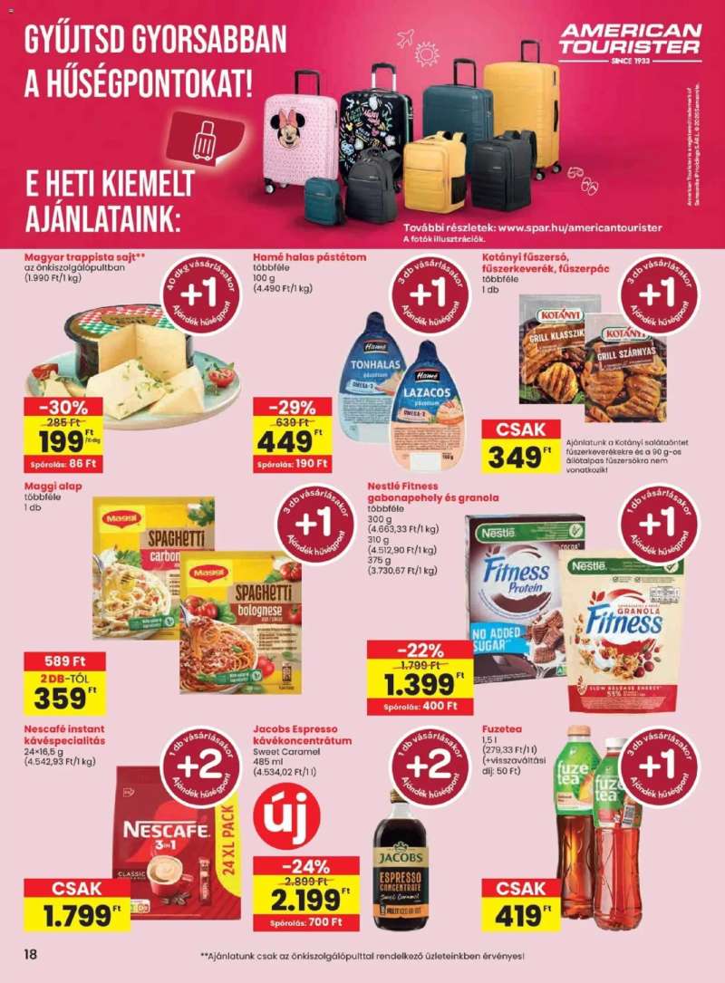 Spar Spar akciós újság 18 oldal