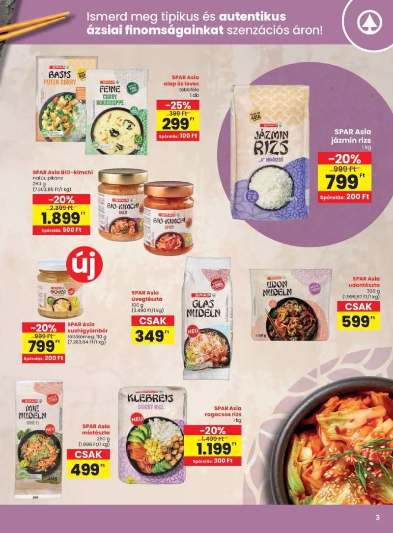 Spar Spar akciós újság 3 oldal