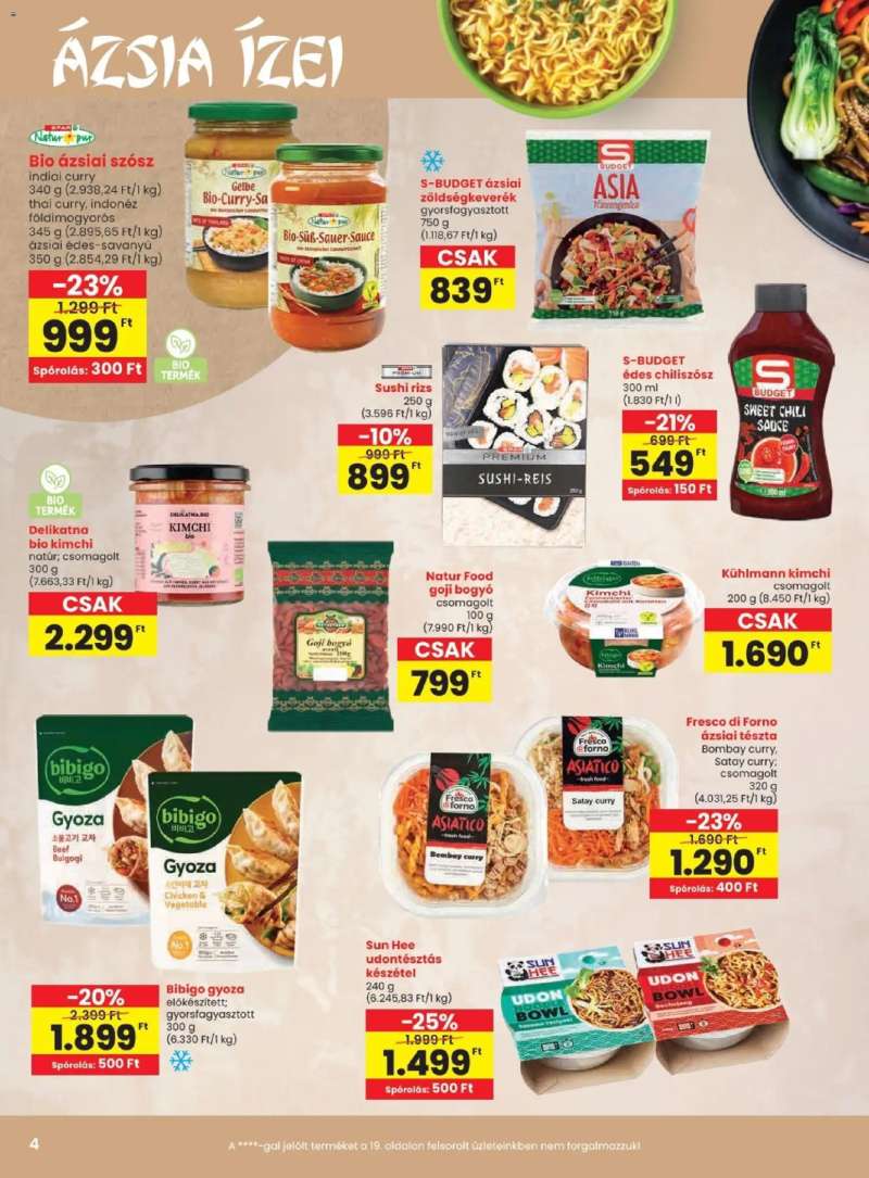 Spar Spar akciós újság 4 oldal