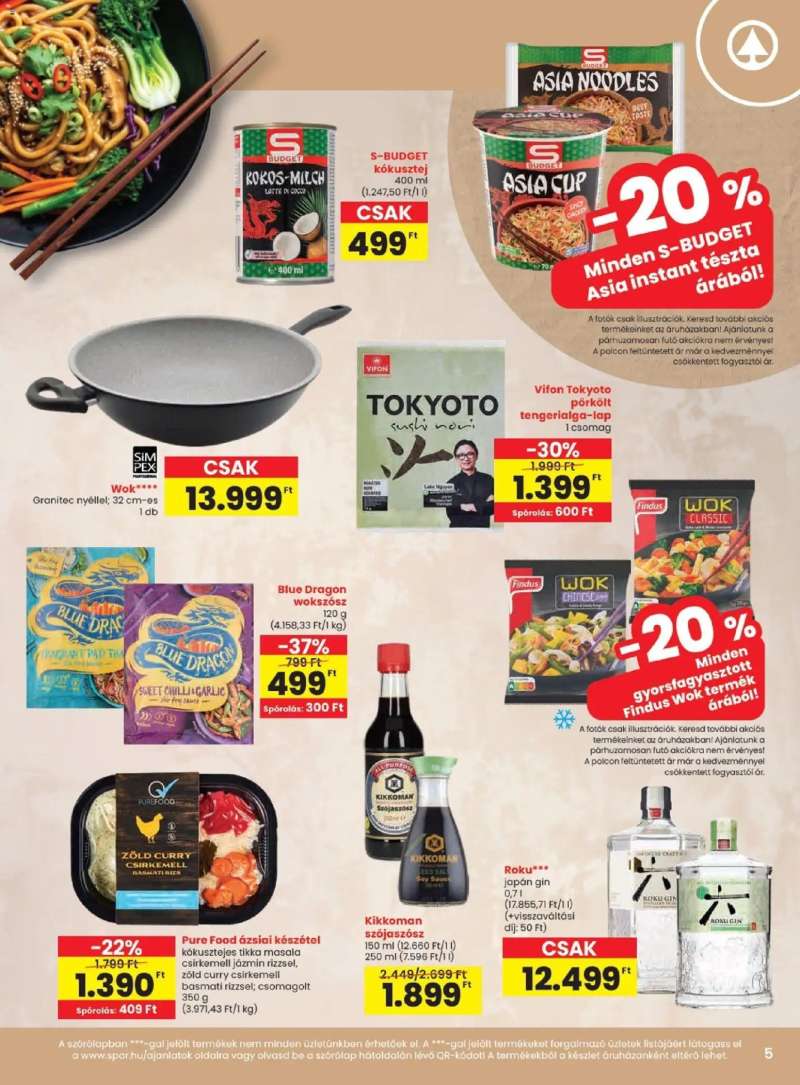 Spar Spar akciós újság 5 oldal