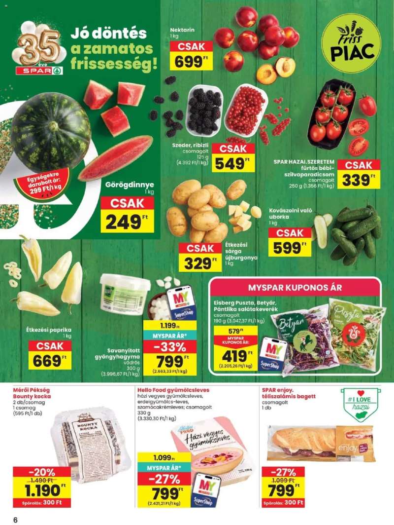 Spar Spar akciós újság 6 oldal