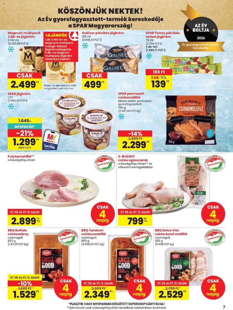 Spar Spar akciós újság 7 oldal