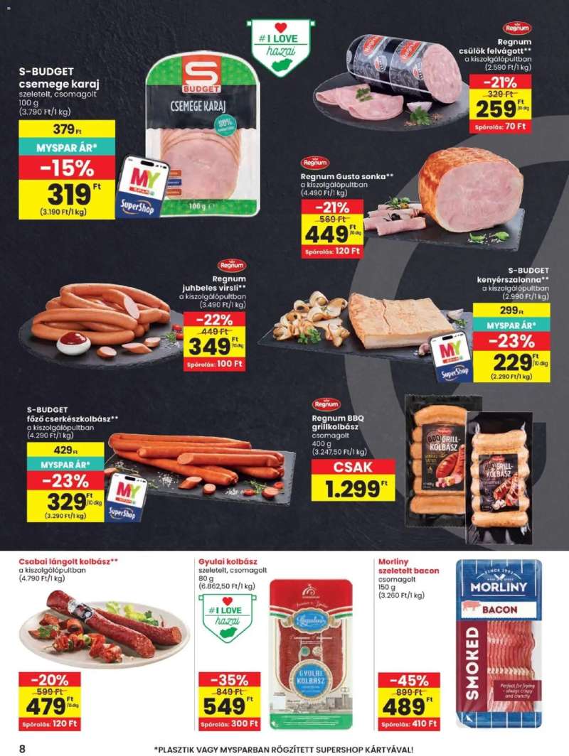 Spar Spar akciós újság 8 oldal