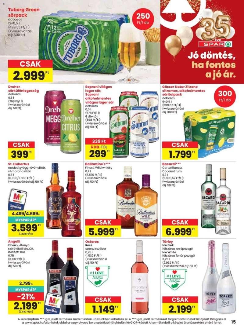 Spar Spar akciós újság 15 oldal