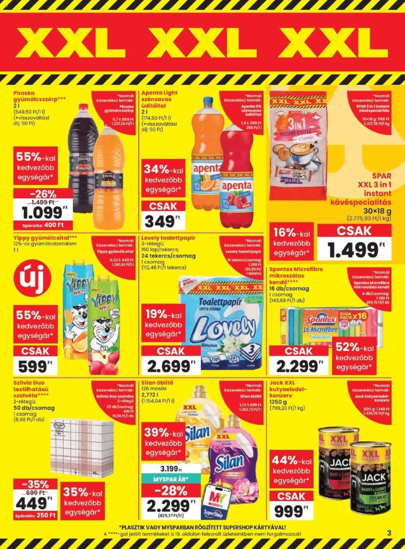 Spar Spar akciós újság 3 oldal