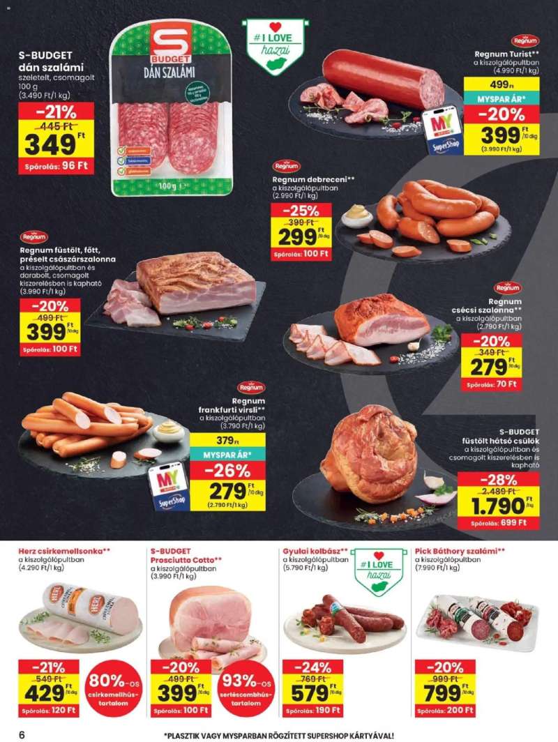 Spar Spar akciós újság 6 oldal