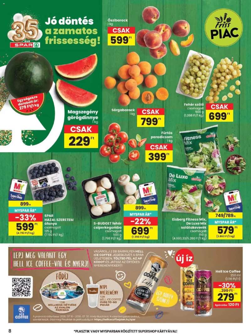 Spar Spar akciós újság 8 oldal