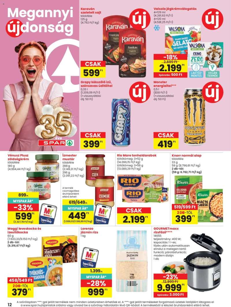Spar Spar akciós újság 12 oldal
