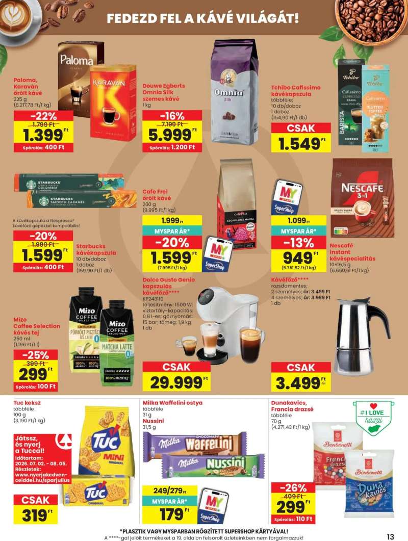 Spar Spar akciós újság 13 oldal