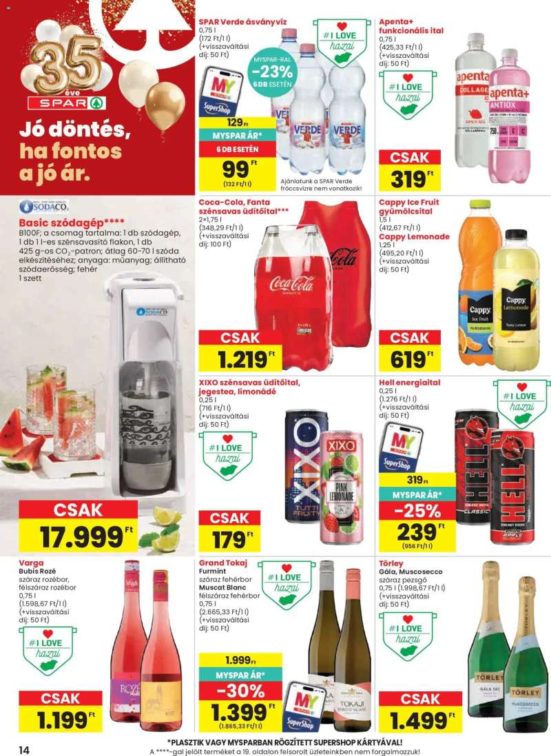Spar Spar akciós újság 14 oldal