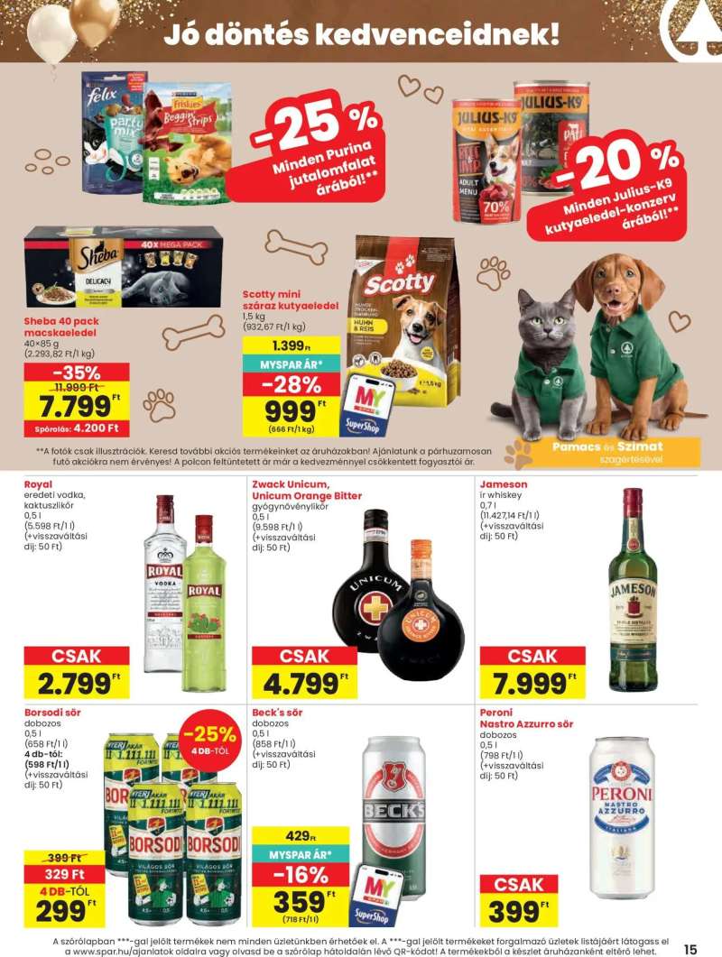 Spar Spar akciós újság 15 oldal