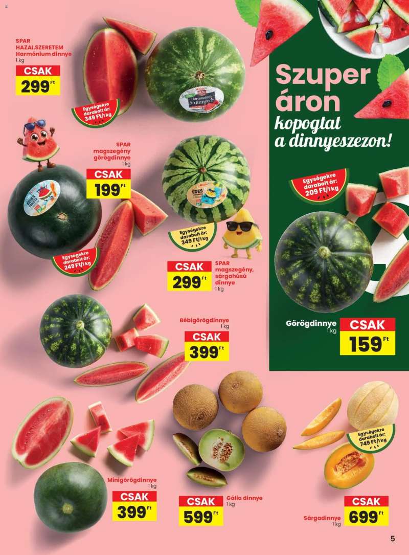 Spar Spar akciós újság 5 oldal