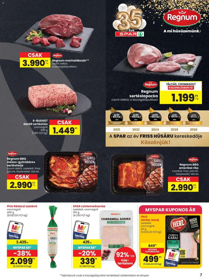 Spar Spar akciós újság 7 oldal