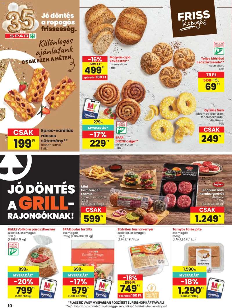 Spar Spar akciós újság 10 oldal