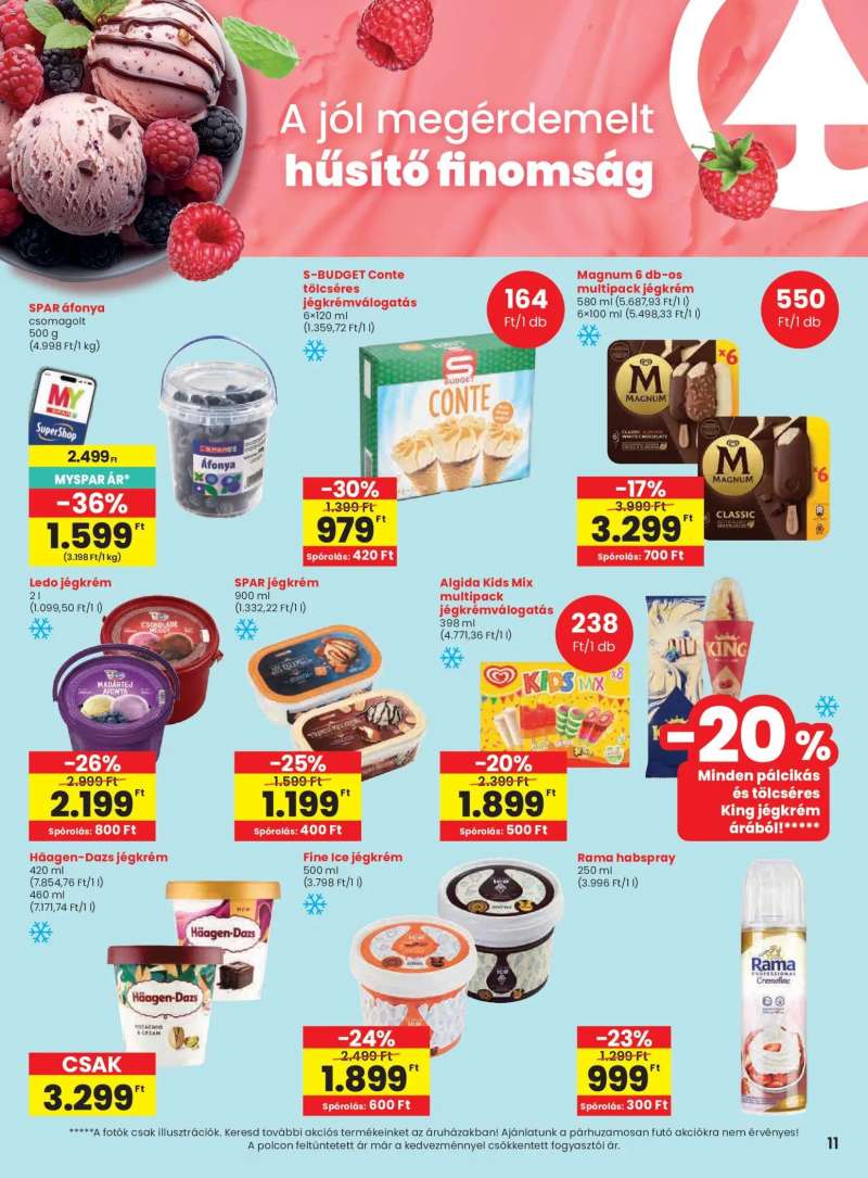 Spar Spar akciós újság 11 oldal