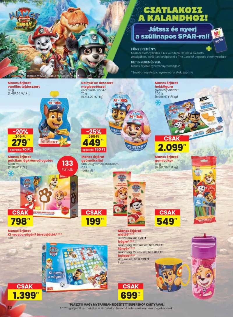 Spar Spar akciós újság 12 oldal