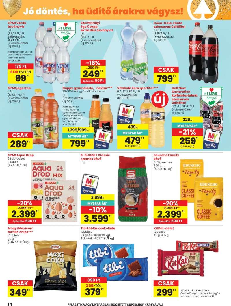 Spar Spar akciós újság 14 oldal