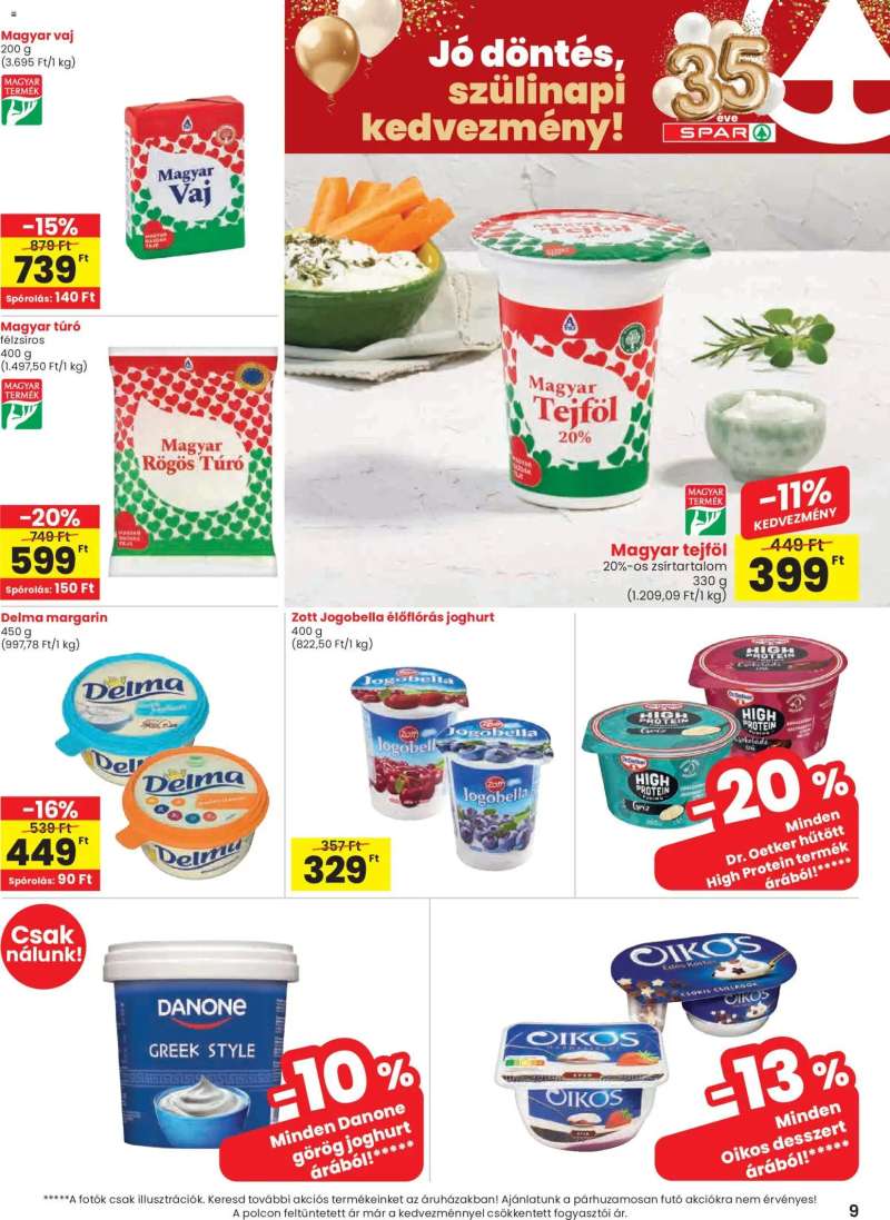 Spar Spar akciós újság 9 oldal
