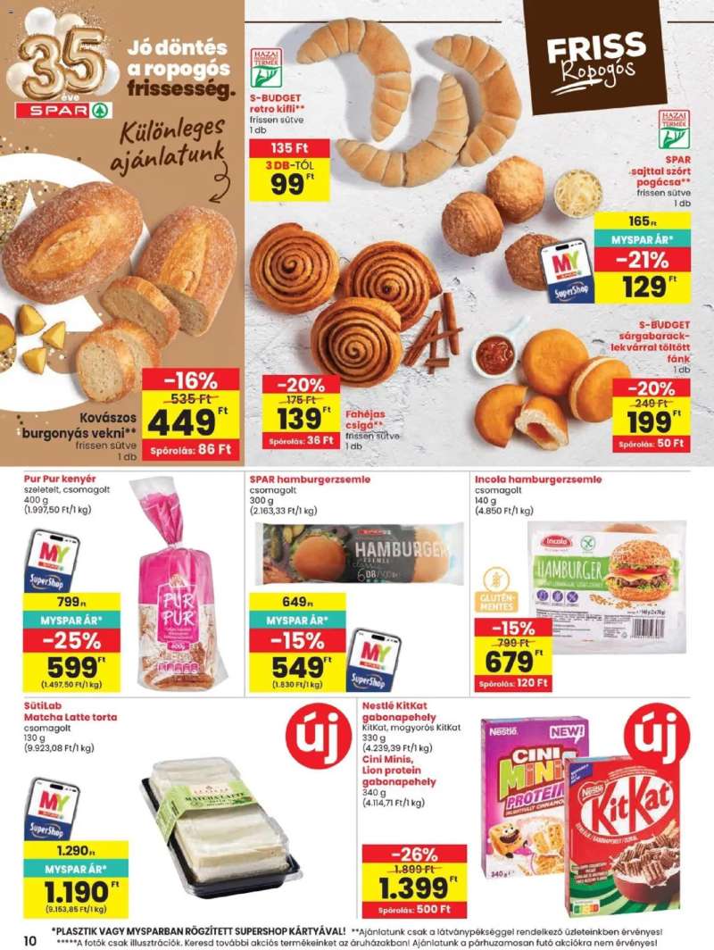 Spar Spar akciós újság 10 oldal