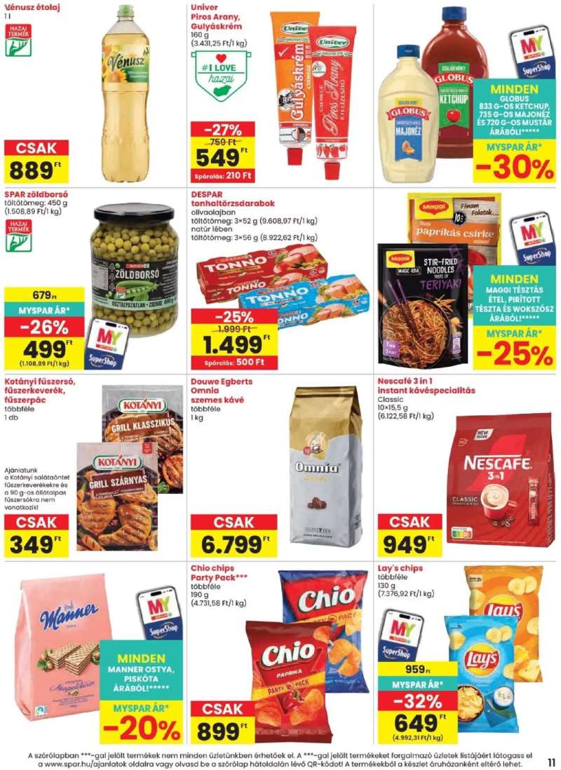 Spar Spar akciós újság 11 oldal