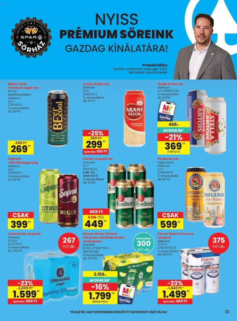 Spar Spar akciós újság 13 oldal