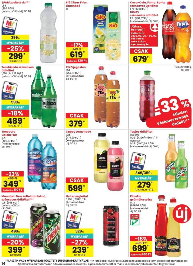 Spar Spar akciós újság 14 oldal