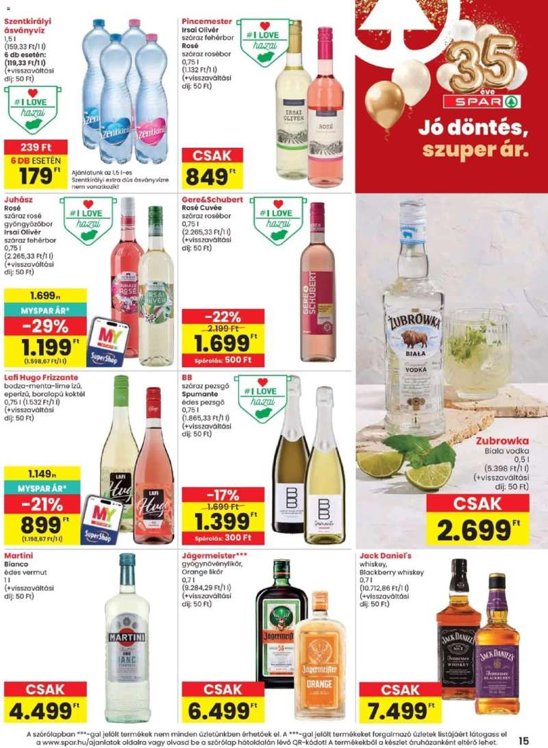 Spar Spar akciós újság 15 oldal