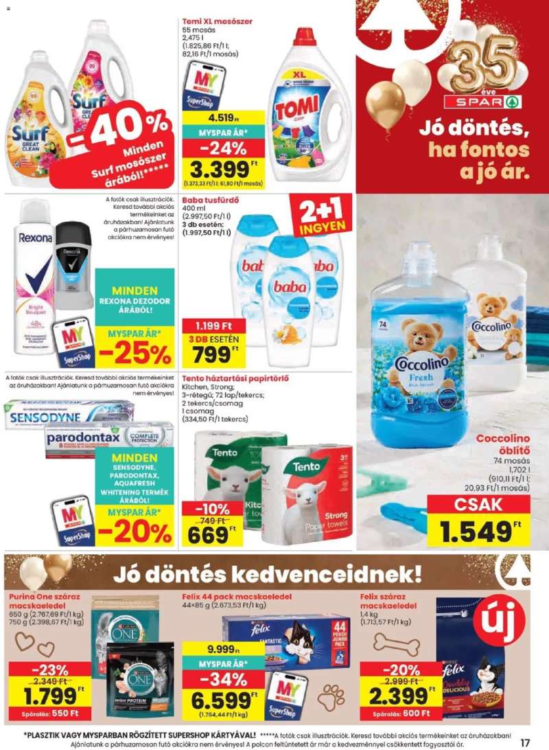 Spar Spar akciós újság 17 oldal