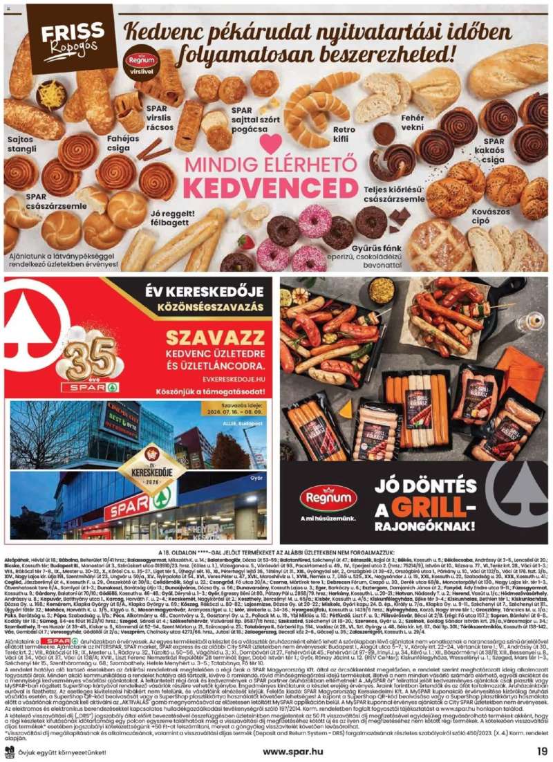 Spar Spar akciós újság 19 oldal