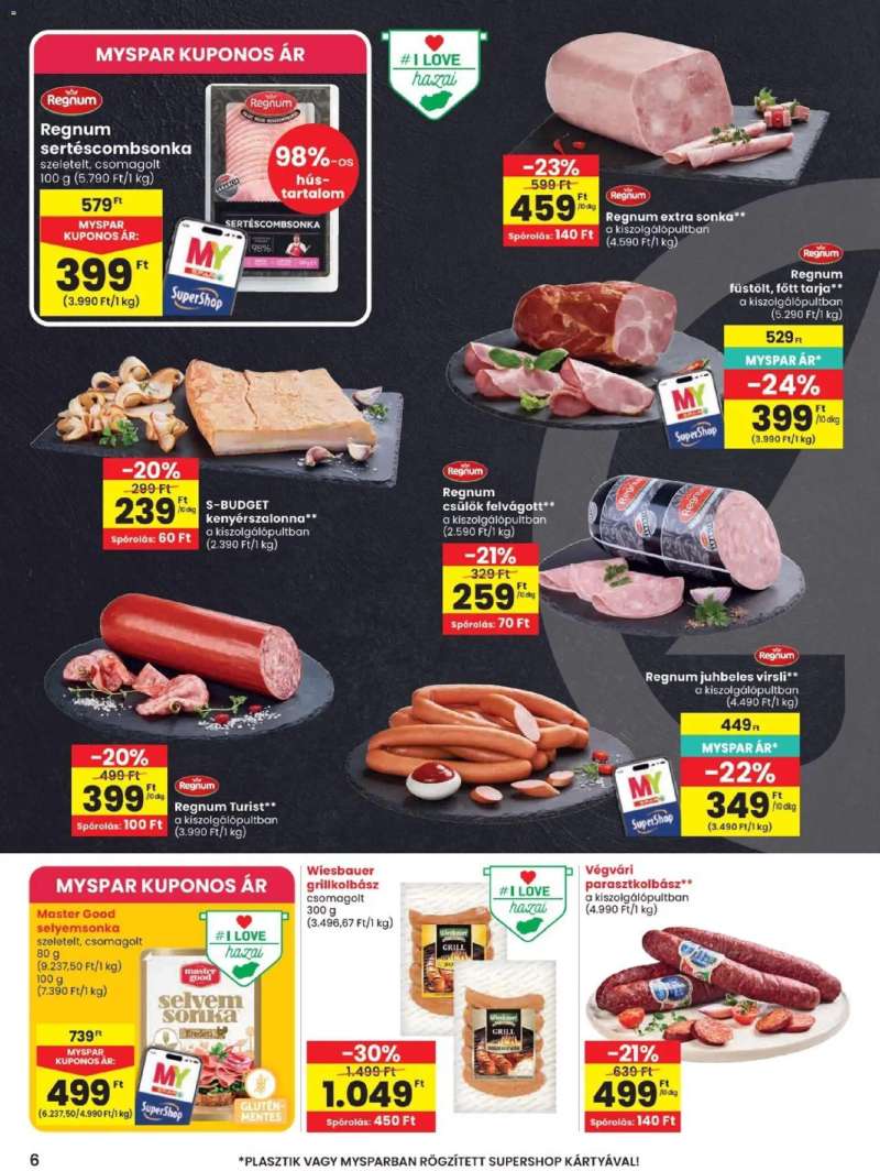 Spar Spar akciós újság 6 oldal