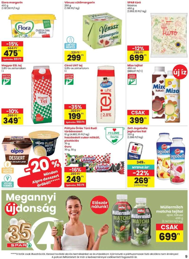 Spar Spar akciós újság 9 oldal