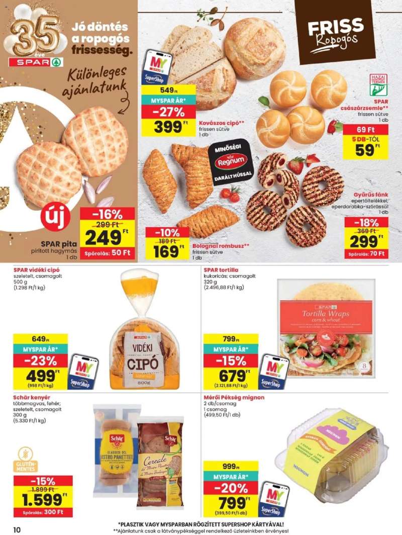 Spar Spar akciós újság 10 oldal