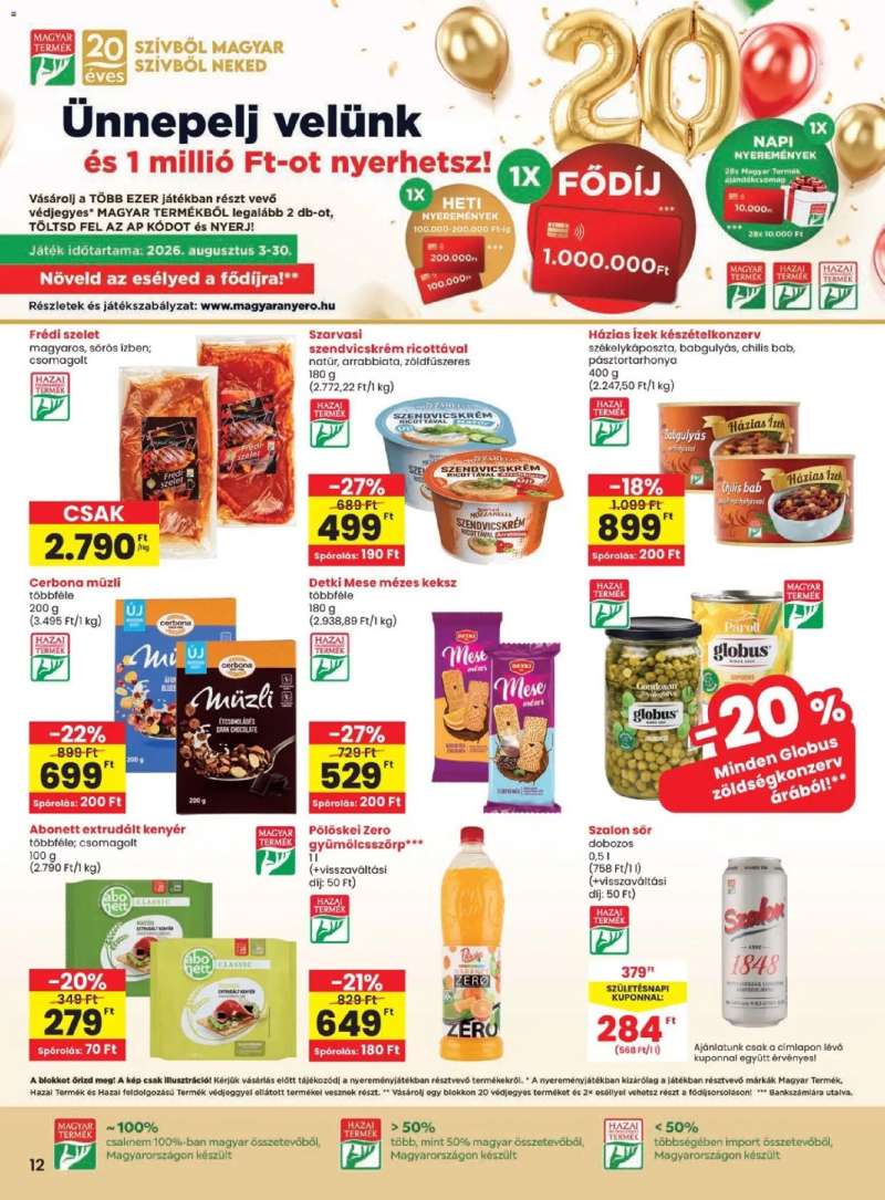 Spar Spar akciós újság 12 oldal