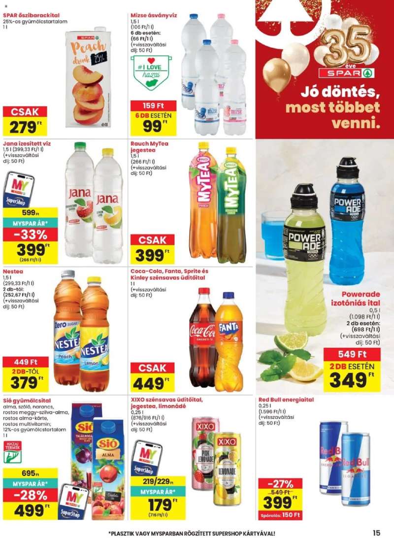 Spar Spar akciós újság 15 oldal