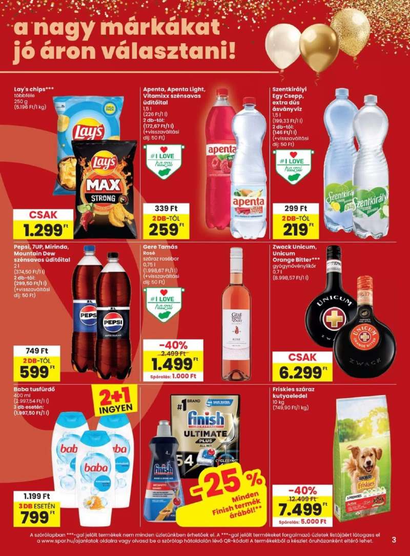 Spar Spar akciós újság 3 oldal